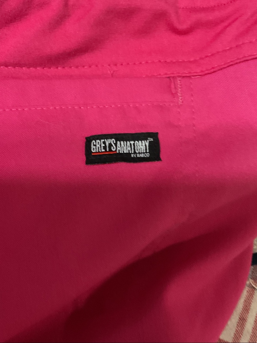 Grey's Anatomy Bright raspberry Straight-Leg Scrub Pants size MP - Picture 3 of 7